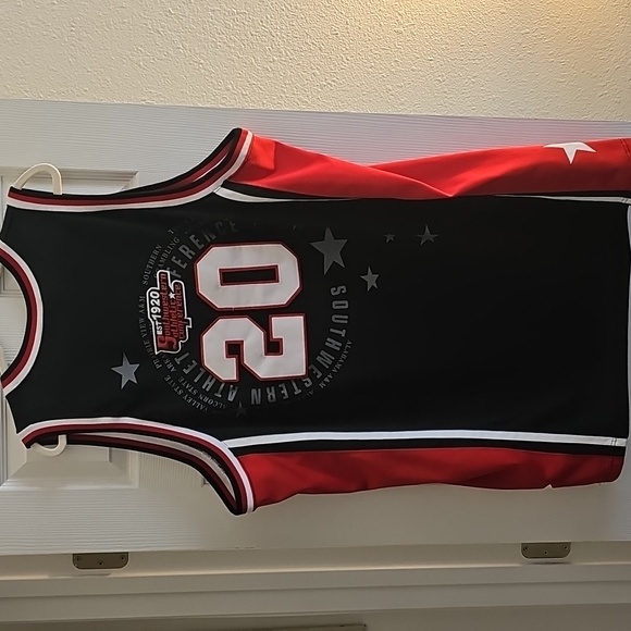 Black and Red SWAC Basketball Jersey Size 54 - Picture 3 of 6